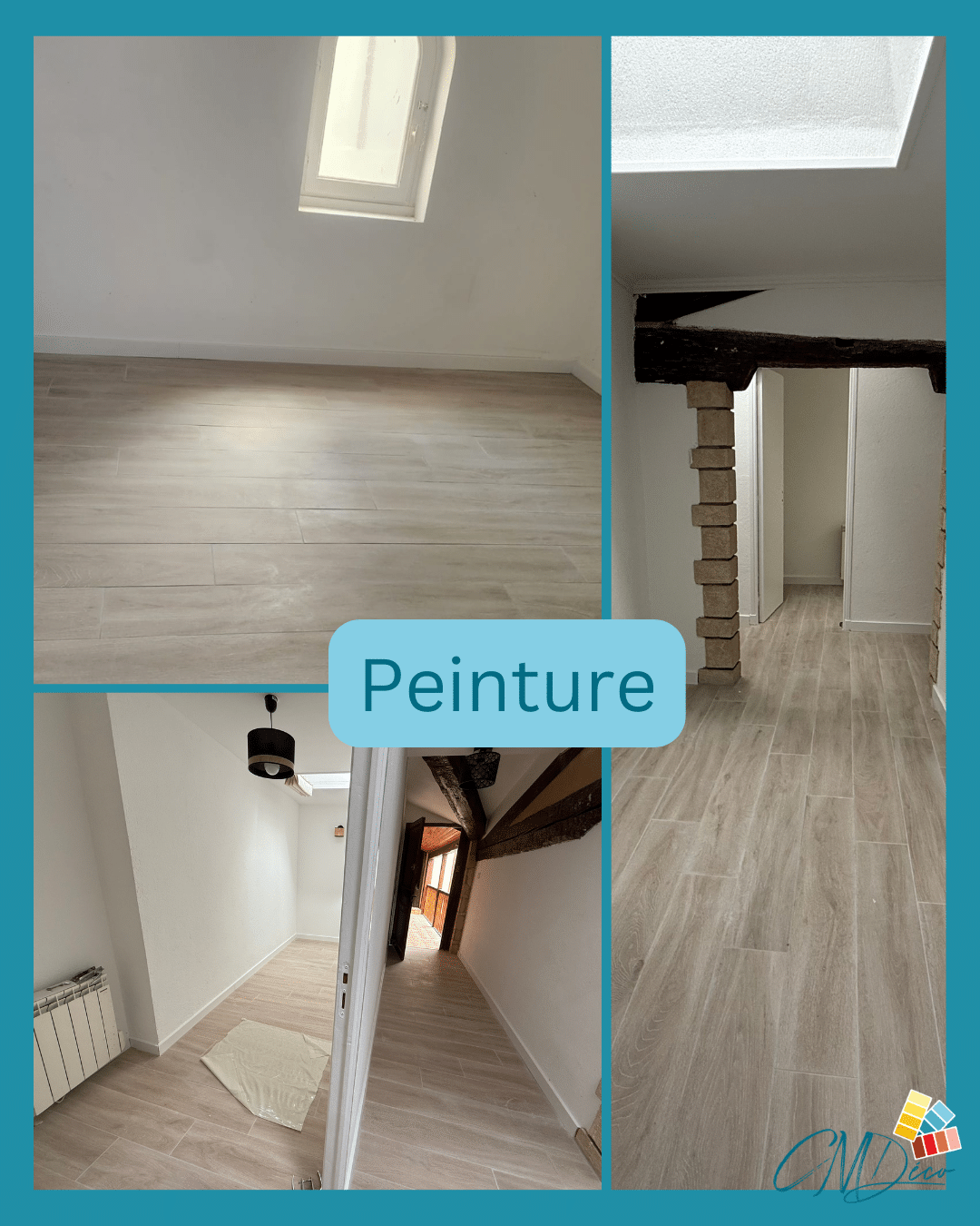 Peinture des murs et plafonds de l'appartement après l'isolation intérieure